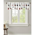 thumbnail image 2 of Electric Guitar Music Window Curtain Kitchen Cabinet Coffee Tie-Up Valance Curtain Rod Pocket Short Curtain, 2 of 6