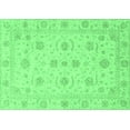 thumbnail image 1 of Ahgly Company Indoor Rectangle Oriental Emerald Green Traditional Area Rugs, 7' x 9', 1 of 4