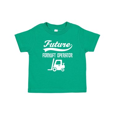 Inktastic Future Forklift Operator Boys or Girls Baby T-Shirt
