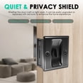 thumbnail image 6 of Matte Black Pocket Door Lock Privacy Pocket Door Hardware Pocket Door Handles, Pocket Door Lock Latch with Pull 2-3/4’’x2-1/2’’ for 1.38’’-1.77’’ Thickness Door, 6 of 12