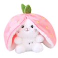 thumbnail image 3 of Animal de peluche Pudsy fresa juguete para niños pequeños, figura de juguete suave para niña y niño, E65D, 3 of 4