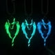 thumbnail image 3 of Collar de lobo luminoso, tótem del rey lobo del Ártico del Norte, colgante luminoso, estilo hip hop retro atractivo, marea callejera, 3 of 6