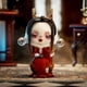 thumbnail image 3 of Popmart Skullpanda X The Addams Family Blind Bag figura misteriosa de acción Caixas Supresas caja sorpresa juguetes y pasatiempos regalos para niños, 3 of 4