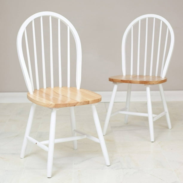 Boraam Farmhouse Dining Chairs Set Of, Wooden Farmhouse Chairs With Arms