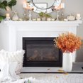 thumbnail image 4 of 3 piezas de tallos artificiales de eucalipto de 20 "para el hogar de oficina arreglo floral otoño Feliz Sencillez, 4 of 5