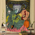 thumbnail image 5 of Tapiz de pared grande con estampado de paisaje de Harry Potter y la varita mágica, alfombra de pared hippie con tarot para colgar en la pared, decoración del hogar para dormitorio, 5 of 5