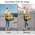 thumbnail image 4 of Sunflower Women's Large Weekend Travel Bag Moving Canvas Handbag Thick Double Layer Beach Weekend Travel Unisex Hospital Maternity Delivery with Toiletry Waterproof, 4 of 5