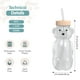 thumbnail image 4 of El Proyecto 730 Juego de 3 Vasos de Aprendizaje con Popote Honey Bear para Bebés 237 ml, 4 of 6