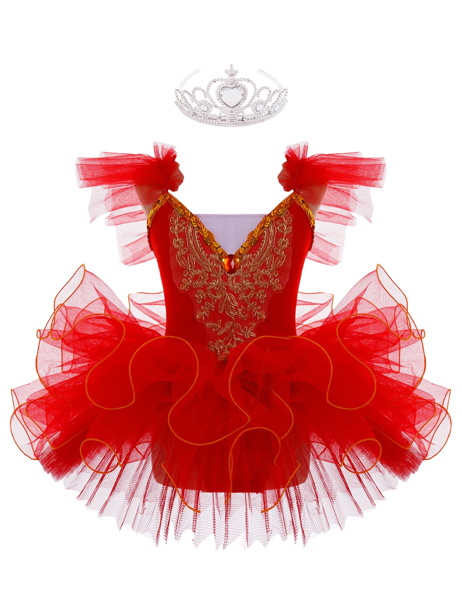 KIDS ROUND NECK TIERED DRESS 12-14 XANADU RISING main image 1