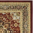 thumbnail image 4 of SAFAVIEH Lyndhurst Miranda Traditional Bordered Area Rug, Red/Black, 8' x 8' Square, 4 of 7