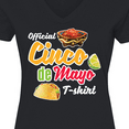thumbnail image 4 of Inktastic Cinco De Mayo Official Tshirt Funny Pun with Taco Salso and Lime Women's V-Neck T-Shirt, 4 of 5