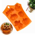 thumbnail image 4 of 2Pcs  Silicone Baking Molds for Pumpkin Skeleton Ghost Shape Cake, Cupcake, Chocolate DIY Baking Tools with Wide Temperature Range, 4 of 8