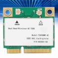 thumbnail image 3 of Tarjeta Wifi, Tarjeta de Red Wi-Fi Pezas de Red de 867Mbps mini Tarjeta PCI-e Wifi, Para Ibm, 3 of 7