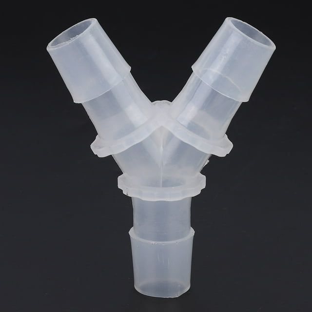 Zerodis 10 Uds Conector Tipo Y para Acuario Conectores de tubería de plástico para Acuario Conector de Tubo de Aire para pecera(12mm) Ecomeon no