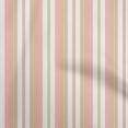 thumbnail image 1 of oneOone Tissu Jersey Coton Pêche Foncé Rayé Matériel de Robe Tissu Imprimé Tissu au Mètre 58 Pouces de Large-D2, 1 of 4