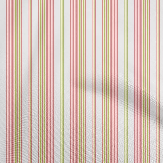 oneOone Tissu Rayonne Pêche Foncé Rayé Matériel de Robe Tissu Imprimé Tissu au Mètre 56 Pouces de Large-Zt