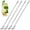 Silver, variant on 12" Long Bar Spoons 4 Pcs, Stainless Steel Cocktail Stirrers for Mixing Drinks Coffee Tea, Elegant Spiral Design, Durable Easy Clean Barware, Silver
