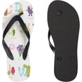 thumbnail image 3 of Dreamtimes Flip Flops Vegetables Letter Alphabet Thong Slip On Slippers Beach Summer Sandals for Women Men Boy Girl Kid, 3 of 5