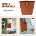 thumbnail image 3 of OUNONA Bolsa De Fieltro Para Multifuncional Estilo Tote Color Marrón Claro Con Cruz, 3 of 6