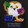 thumbnail image 3 of CafePress - So Many Books So Little Time Pajamas - Women's Short Sleeve Print T-Shirt and Pants Dark Cotton Pajama Set, 3 of 7