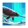 thumbnail image 1 of Narwhal In Expressionism - Canvas, 1 of 10