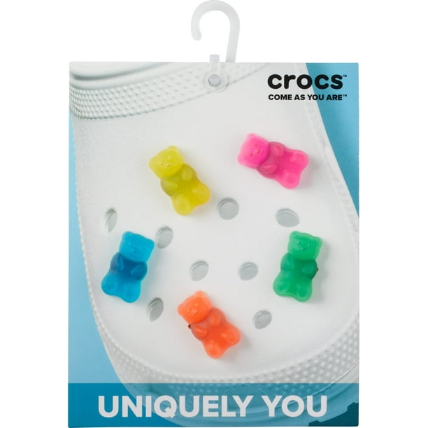 Crocs Jibbitz 5-Pack Food Shoe Charms  Jibbitz for Crocs, Candy Bear,  Small 