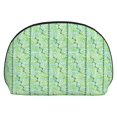 thumbnail image 7 of YFYANG 2 Piece Women's Portable Makeup Bags, Green Abstract Geometry Clutch Travel Toilet Bags Cosmetic Organizer, 7 of 7