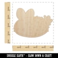 thumbnail image 2 of Kawaii Sea Bunny Slug Wood Shape Unfinished Piece Cutout Craft DIY Projects - 4.70 Inch Size - 1/8 Inch Thick, 2 of 7