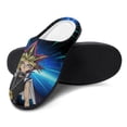 thumbnail image 4 of Mens Cozy Slippers Yu-Gi-Oh Warm Soft Plush Slipper Slip-on House Shoes for Home Indoor Outdoor, 4 of 7