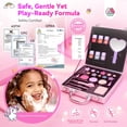 thumbnail image 4 of Set de Maquillaje SAVILAND para Niñas de 5 a 8 años con Estuche Cosmético 28 Piezas, 4 of 8