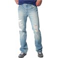 thumbnail image 1 of Aeropostale Hombre Destroyed Slim Fit Jeans, Azul, 40W x 32L, 1 of 1