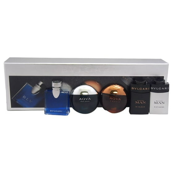 Bulgari Bvlgari 5 Piece Mini Cologne Gift Set for Men