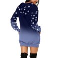thumbnail image 4 of Vestido con capucha con estampado navideño, vestido con capucha para mujer Vestido con capucha casual navideño para mujer Vestido con capucha para mujer Mejora tu experiencia, 4 of 6