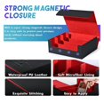 thumbnail image 3 of Card Storage Box for Trading Cards, Magnetic Closure Card Holder Top Side-Loading PU00X3822, 3 of 5