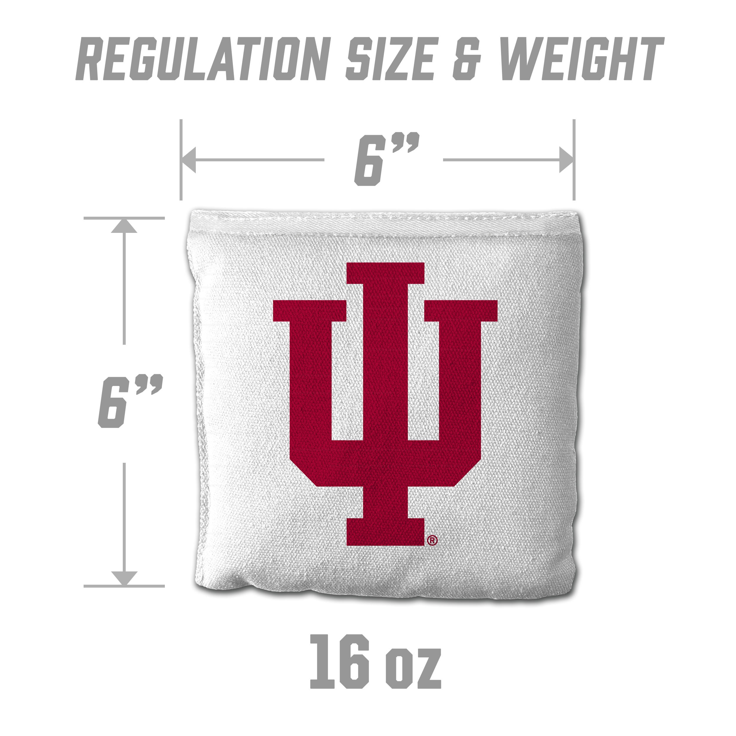 Indiana Hoosiers 8pk Licensed Cornhole Bags