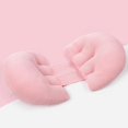 thumbnail image 1 of Almohada de embarazo Macarena portátil y liviana Rosa 60 cm x 30 cm, 1 of 8