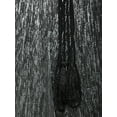 thumbnail image 6 of Fashion Black Metallic Long Sleeves Deep-V Romper, 6 of 7