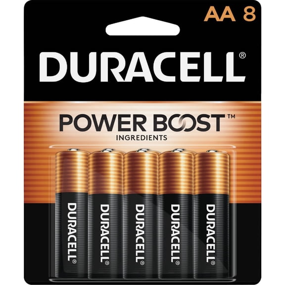 Duracell - CopperTop AA Alkaline Batteries - long lasting, all-purpose Double A battery for household and business - 10 Count
