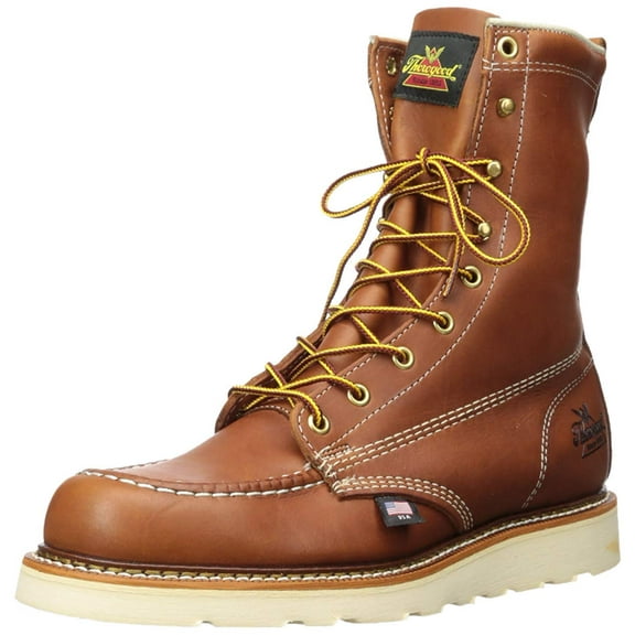 Thorogood Men's American Heritage 814-4201 8" Tobacco Oil-Tanned Moc Soft Toe Boot