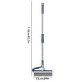 thumbnail image 2 of Grout Brush with Long Adjustable Handle to 43.31 in, Swivel Scrub Brush, V-Shape Grout Line Scrubber with Stiff Bristle for Deep Cleaning Tile Grout, Shower, Kitchen, Hard-to-Reach Corners, 2 of 6