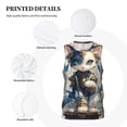 thumbnail image 3 of Pofeuu Exotic Blue Cat Print Basketball Jersey, Shirts for Men Youth Basketball Jersey Crew Neck-Large, 3 of 6
