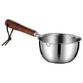 thumbnail image 4 of Cacerola para leche pequeña,Olla de acero inoxidable Cacerola para Olla para cocinar,Calentador para calentar Cacerola para derretir chocolate,Cacerolas con orificio, 4 of 8