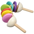 thumbnail image 4 of Small Castanet Musical Toy Toddler Handheld Wooden Kids Musical Instrument Sound Making Toy, 4 of 9