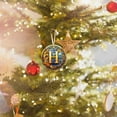 thumbnail image 5 of AZXY Personalized Monogram Keepsake Ornaments Christmas,Christmas Tree Ornaments Sets Shatterproof,Christmas Tree Decorations Clearance with Initials,26 Letters Pendant, 5 of 6