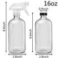 thumbnail image 2 of Botellas de aerosol de vidrio Cosywell Boston Round, 473 ml (paquete de 2), 2 of 9
