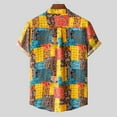 thumbnail image 6 of Palato Mens T Shirts,Men Hawaiian Short Sleeve Beach Shirt Printed Summer Casual Button Down Shirts, 6 of 9