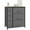 Dark Grey, variant on HOMCOM Dresser for Bedroom with 7 Drawers, Fabric Dresser, Light Grey