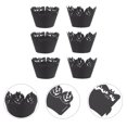 thumbnail image 5 of 50pcs Halloween Cupcake Hollow Wrappers Cupcake Paper Liners Suministros de fiesta, 5 of 5