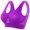 Purple, variant on Sports Bra for Women Workout Fashionable Sport Breathable Underwear Plus Size No Rims Seamless Hollow Mesh Thin Bra Push Up Yoga Bra Saving on Clearance