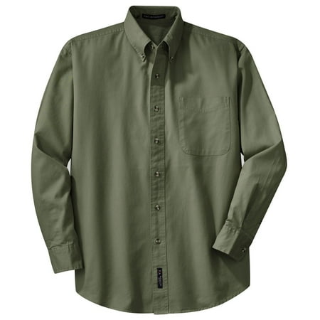 Port Authority Men's Big And Tall Long Sleeve Twill Shirt